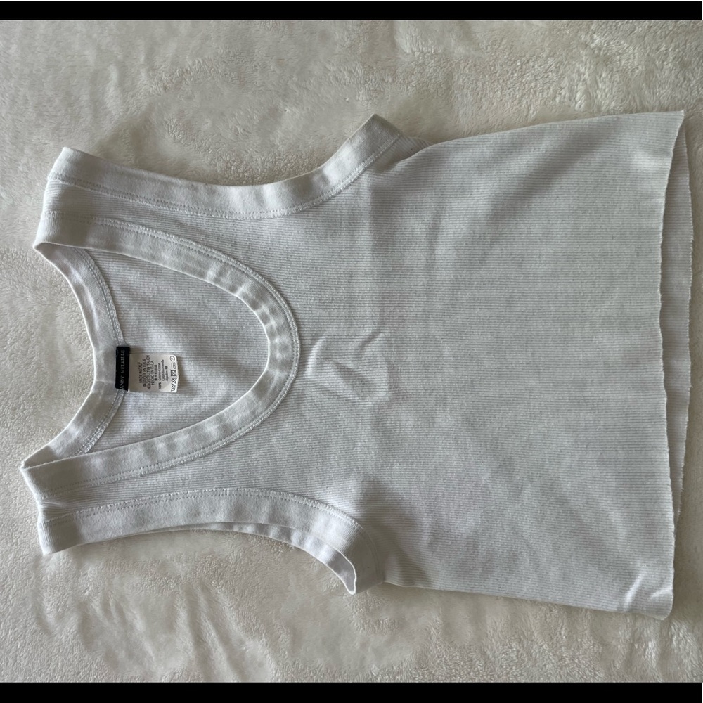 brandy melville white tank